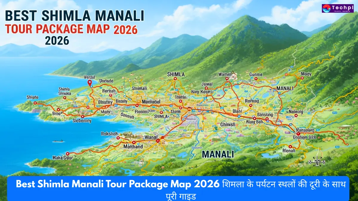 Best Shimla Manali Tour Package Map 2026 शिमला के पर्यटन स्थलों की दूरी के साथ पूरी गाइड